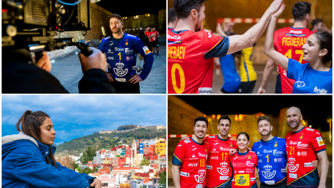 S&oacute;lo Faltas T&uacute;', el nuevo Spot de los Hispanos. Foto_ RFEBM_J. L. Recio