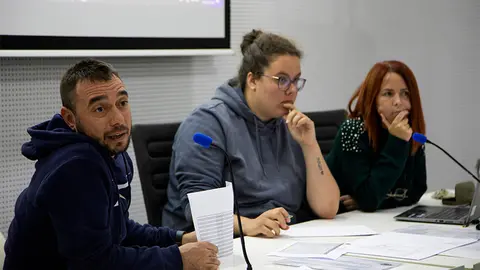 Representantes de la Protectora de Animales
