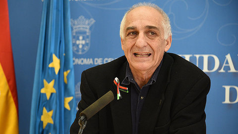 Juan Luis Aróstegui durante una rueda de prensa