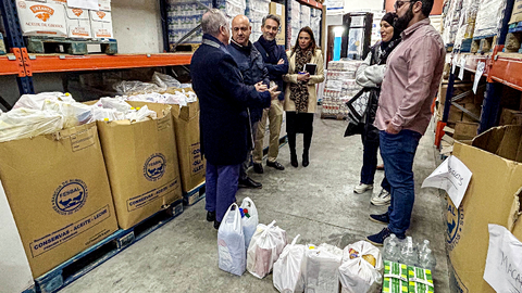 El PSOE visita la sede del Banco de Alimentos / PSOE