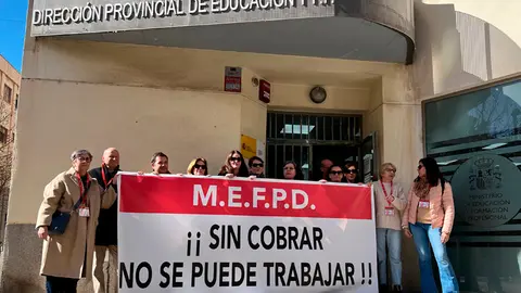 Concentraci&oacute;n de delegados sindicales de ense&ntilde;anza concertada / Daniel Hern&aacute;ndez