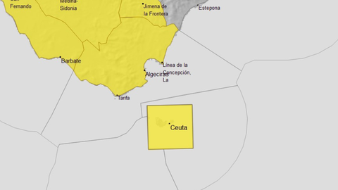 Ceuta, en alerta amarilla desde las 13.00 / AEMET