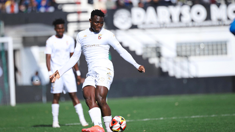 Uche, jugador de la AD Ceuta FC