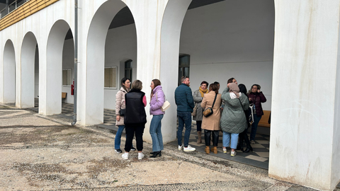 Opositores, durante las pruebas de esta ma&ntilde;ana/ INGESA