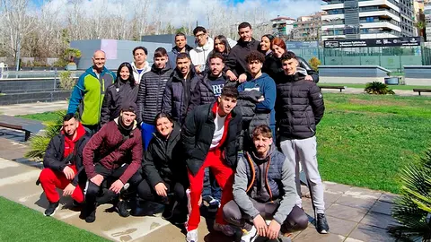 Estudiantes de Acondicionamiento F&iacute;sico del Clara Campoamor, en Granada