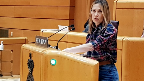 La senadora del PP por Ceuta, Cristina D&iacute;az, en una imagen de archivo