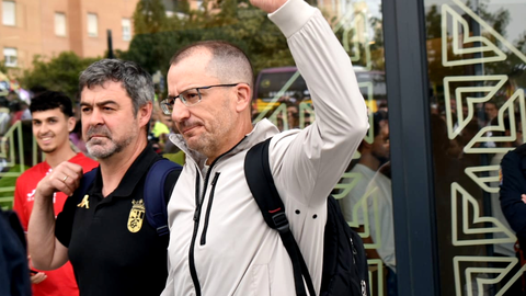 Jos&eacute; Juan Romero, entrenador de la AD Ceuta FC