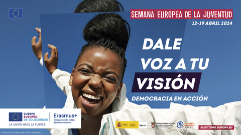 Cartel de la Semana Europea de la Juventud/ Cedida