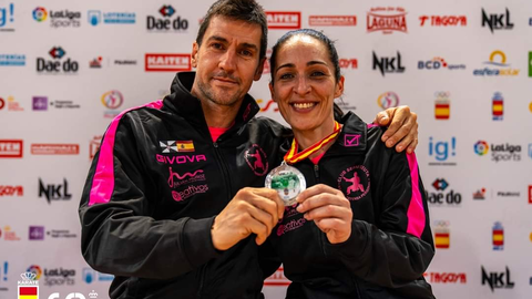Cristina Moreno, subcampeona de la Liga Nacional de Veteranos de K&aacute;rate 