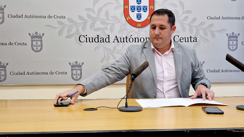 El portavoz del Gobierno, Alejandro Ram&iacute;rez, durante su comparecencia de este martes / Laura Ortiz
