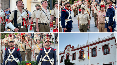 Arriado de Bandera protagonizado por RAMIX-30 con el cabo Palacios en el recuerdo