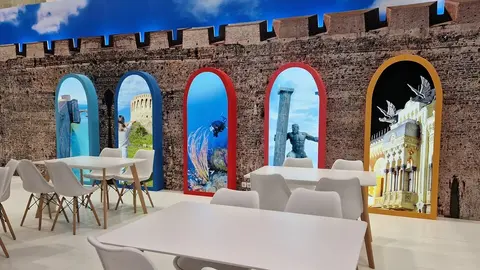  Stand de Ceuta en el pasado FITUR, uno de los eventos que m&aacute;s dinero consume en dietas de desplazamiento./archivo 