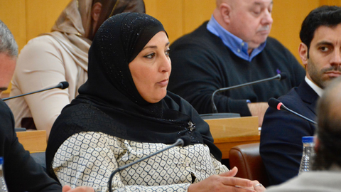 Nadia Mohamed, diputada por el MDyC, durante el Pleno/ Alejandro Castillo