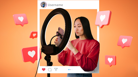 influencers en redes sociales. Imagen de Freepik