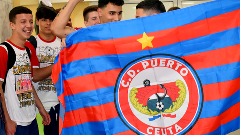 Fiesta del CD Puerto Atl&eacute;tico tras ganar la Liga en el Grupo V de Divisi&oacute;n de Honor de Juveniles (15)