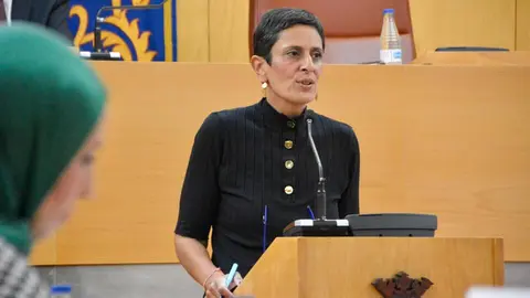 Kissy Chandiramani, durante una de sus intervenciones plenarias /