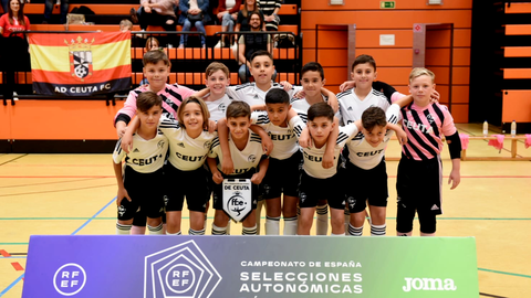 Ceuta golea a Melilla en el debut en el Nacional Benjam&iacute;n masculino de f&uacute;tbol sala 