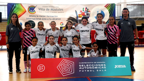 Ceuta da la cara ante la potente Madrid en el debut en el Nacional benjam&iacute;n femenino