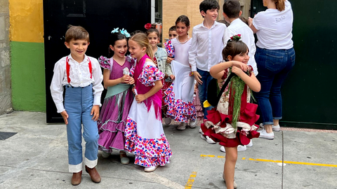 Los alumnos de La Inmaculada han disfrutado de una jornada festiva completa / Daniel Hern&aacute;ndez