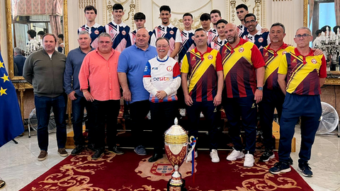 La Ciudad Aut&oacute;noma recibe al CD Puerto tras levantar el t&iacute;tulo de campe&oacute;n en Divisi&oacute;n de Honor de juveniles