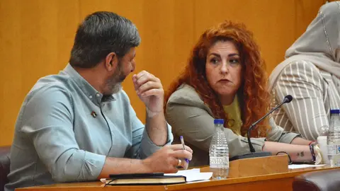 Los diputados de Ceuta Ya! durante una sesi&oacute;n plenaria / Archivo
