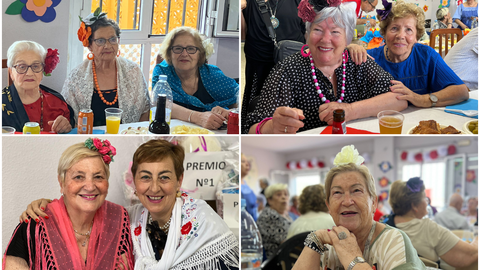 Fiesta de Primavera de Cruz Roja Ceuta en el Centro del Mayor de Villajovita