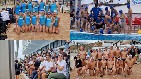 La fase final del Campeonato de Andaluc&iacute;a alev&iacute;n de waterpolo se est&aacute;n celebrando en las instalaciones del CN Caballa / Laura Ortiz