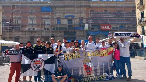 Afici&oacute;n de la AD Ceuta FC en Tarragona