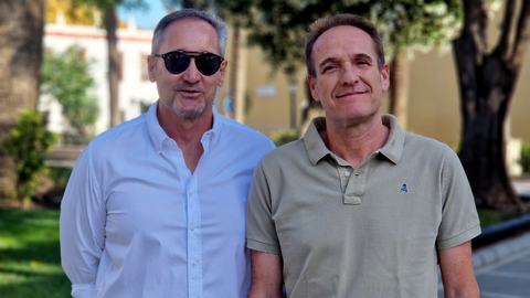 Juan Iglesias, presidente de CSIF, y Octavio &Aacute;lvarez, representante del sindicato, nos cuentan todas las novedades sobre este Torneo de P&aacute;del / Laura Ortiz