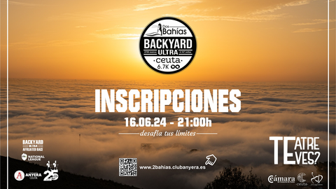 Abierto el plazo de inscripci&oacute;n para la novedosa 'Backyard Ultra Dos Bah&iacute;as Ceuta'