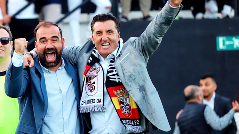 Edu Villegas junto a V&iacute;ctor Gonz&aacute;lez