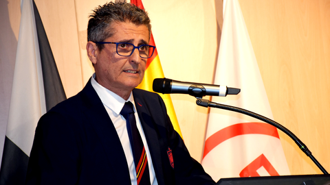 Antonio Garc&iacute;a Gaona, reelegido presidente de la Real Federaci&oacute;n de F&uacute;tbol de Ceuta. Foto: RFFCE