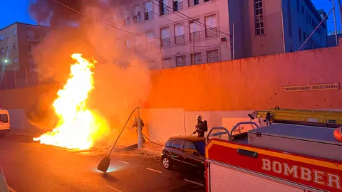 Incendio en Bermudo Soriano