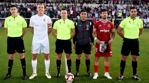 P&eacute;rez Hern&aacute;ndez, el colegiado del Ceuta - N&aacute;stic, asciende a Segunda Divisi&oacute;n. Foto: Abdeselam Mohmaed