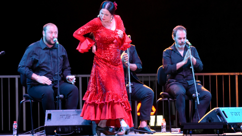 Gema Moneo en el Festival Flamenco de Ceuta / Rafa B&aacute;ez