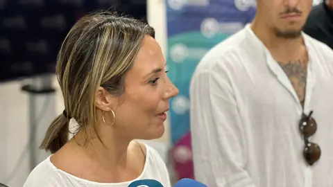 Pilar Orozco, durante su intervenci&oacute;n / Dani Hern&aacute;ndez