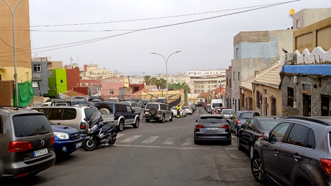La tranquilidad ha retornado a Pasaje Recreo poco despu&eacute;s de las 09.00 de esta ma&ntilde;ana, cuando ha culminado el registro / C&eacute;sar Mart&iacute;n