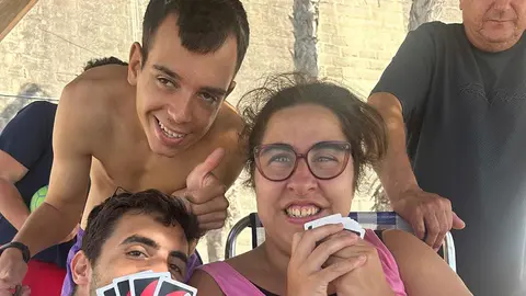 Usuarios de PROI en la Playa del Chorrillo