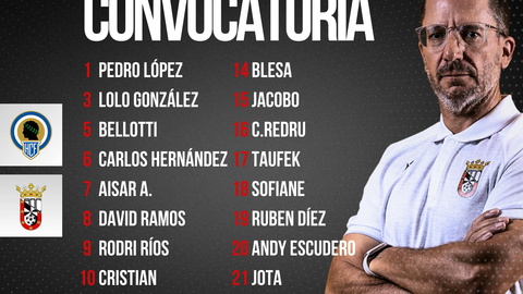 Convocatoria de la AD Ceuta FC de cara al encuentro ante el H&eacute;rcules 
