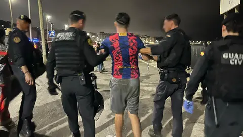 Entrada de menores a trav&eacute;s del Tarajal