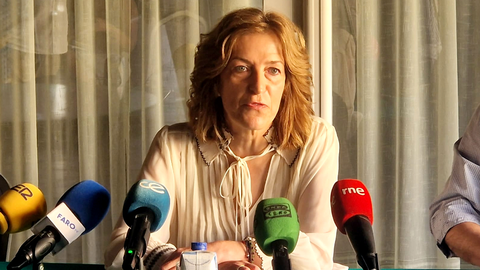 Isabel Mu&ntilde;oz, directora general de INGESA, en su comparecencia ante los medios de este mi&eacute;rcoles _ Laura Ortiz