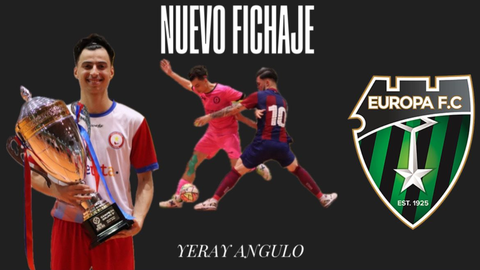 Yeray Angulo ficha por el Europa FC de la Futsal Premier Divisi&oacute;n de Gibraltar