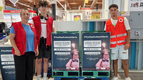 Vuelta al cole solidaria con Cruz Roja y Carrefour / Laura Ortiz