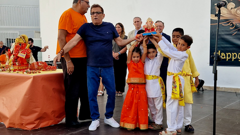 La Comunidad Hind&uacute; celebra Ganesh / Laura Ortiz