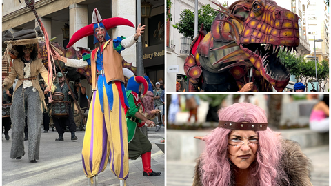 Un espectacular pasacalles inaugura el Mercado Medieval