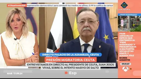 Vivas ha intervenido este martes en el programa Espejo P&uacute;blico / Ciudad Aut&oacute;noma de Ceuta