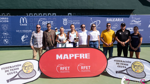 La belga Amelie Van Impe, gran triunfadoda del internacional de tenis Ciudad de Ceuta&nbsp;