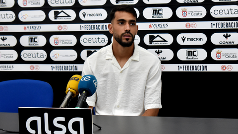 Sofiane, delantero de la AD Ceuta FC