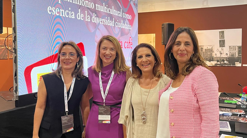La consejera de Cultura se encuentra en Melilla participando en este encuentro