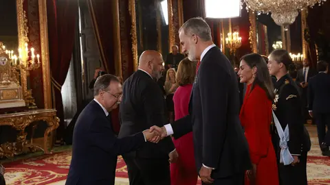 Vivas saluda a Felipe VI / Casa Real